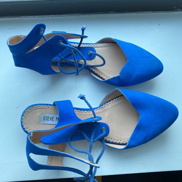 Steve Madden Shoes - cute blue steve madden flats